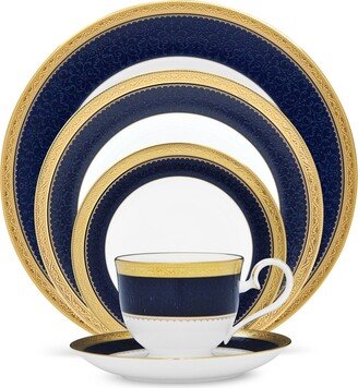 Odessa Cobalt Gold 5 Pc Place Setting