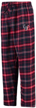 Men's Concepts Sport Navy Houston Texans Ultimate Plaid Flannel Pajama Pants