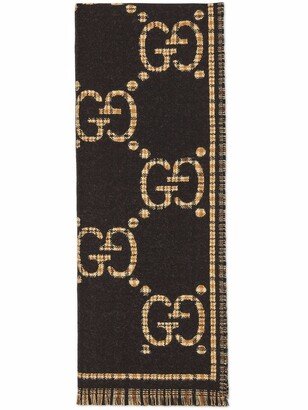 GG wool scarf-AB