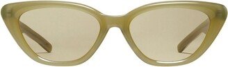 Cat-Eye Frame Sunglasses-BI