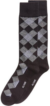 Men's Diamond Dress Socks, Created for Macy's