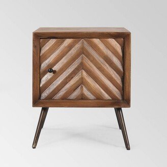 Harrington MidCentury Modern Cabinet Dark Brown