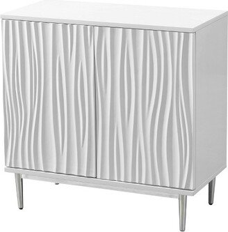 Camber 2 Door Cabinet White - Treasure Trove Accents