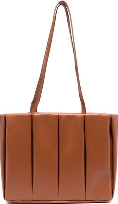 Kore inverted-pleat shoulder bag