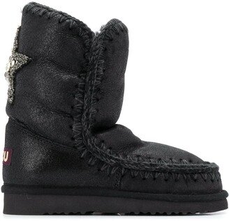 Eskimo 24 star-appliqué ankle boots