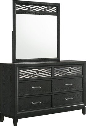 New Classic Furniture Madsen Black 6-Drawer Dresser