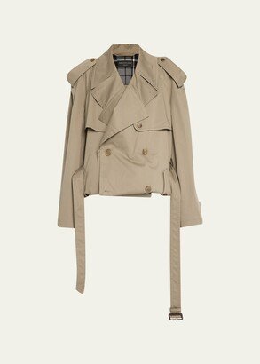 Oversize Folded Unisex Trench Coat