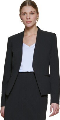 Asymmetrical Open-Front Blazer, Regular and Petite Sizes