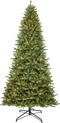 10ft Puleo Pre-Lit Full Berkshire Fir Artificial Christmas Tree Clear Lights