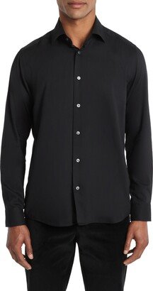 Aurelio Cotton & Silk Blend Dress Shirt