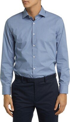 Tech-Smart Extra Trim Fit Plaid Dress Shirt