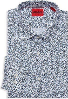 Kenno Slim Fit Floral Dress Shirt