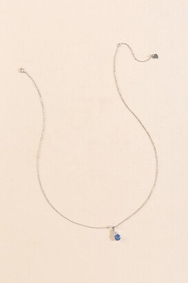 Women's Diane CZ Stone Pendant Necklace in Blue by Size: One Size