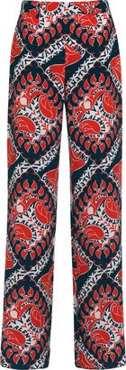 Printed Silk Pants-AB