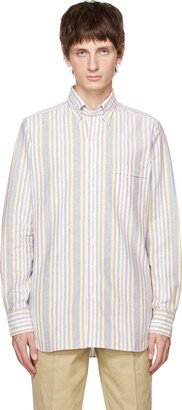 Multicolor Spread Collar Shirt