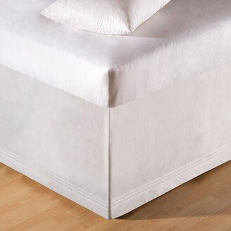 White Tailored Bed Skirt