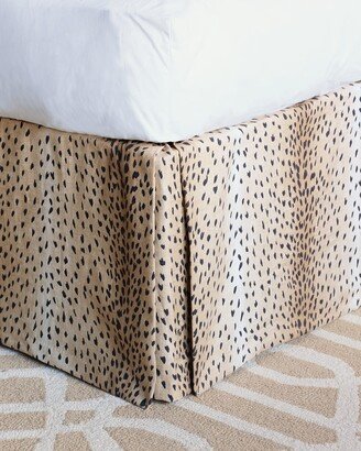 Sloan Animal Print Queen Dust Skirt