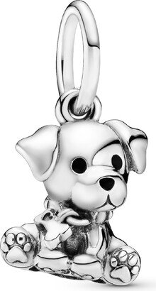 Sterling Silver Labrador Puppy Dog Dangle Charm