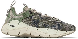 Khaki & Taupe Zig Kinetica II Sneakers