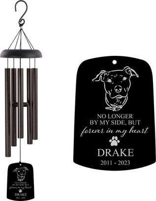 Pit Bull Memorial Wind Chime | Dog Gift Pet Loss Personalized Sympathy Of