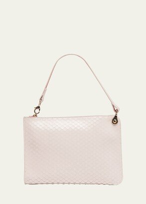 Birdy Patent Pouch Top-Handle Bag