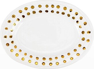 Medici Gold Oval Platter