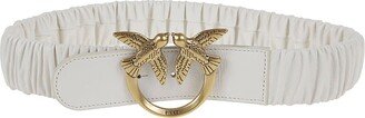 Gathered Love Birds Buckle Belt