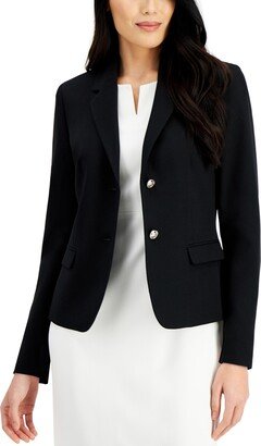 Two-Button Blazer, Regular and Petite Sizes