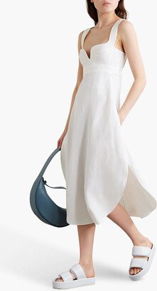 Crepe midi dress-AA