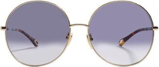 Round Frame Sunglasses-DJ