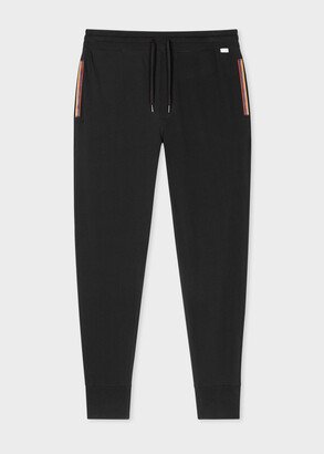 Black Jersey Cotton Lounge Pants