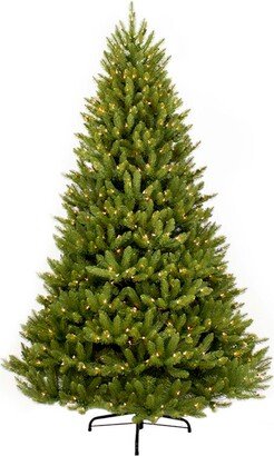 Puleo International 9 ft.Pre-Lit Franklin Fir Artificial Christmas Tree with 1000 Clear Ul listed Lights