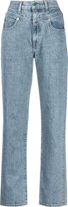 London slim-cut washed jeans