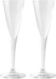 1.8oz 2pk Crystal Vodka Trumpet Glasses