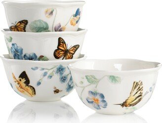 Set of 4 Butterfly Meadow Blue Assorted Bowls
