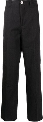 Straight-Leg Tailored Trousers-BP