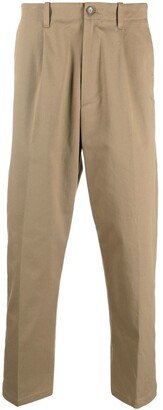 Logo Straight-Leg Trousers-AA