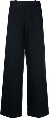 High-Waisted Wide-Leg Trousers-BJ