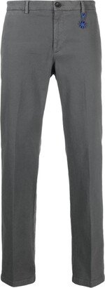 Stretch-Cotton Slim-Cut Trousers-AA