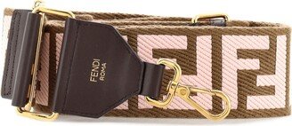 Strap You Shoulder Strap Zucca Canvas with Leather-AA