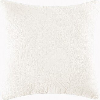 20 x 26 White Shell Matelasse Standard Sham