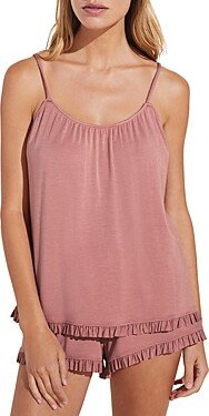 Gisele Ruffled Trim Short Pajama Set