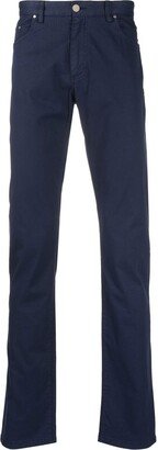 Slim-Cut Straight Trousers