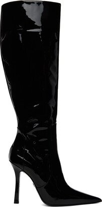 Black Pointed Tall Boots