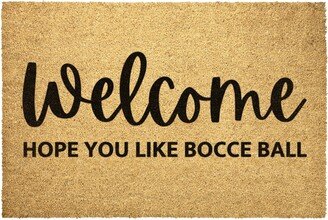 Bocce Ball Doormat Outdoor Rug Coir Door Mat Hope You Like Decor Housewarming Home Summer Winter Christmas House Gift