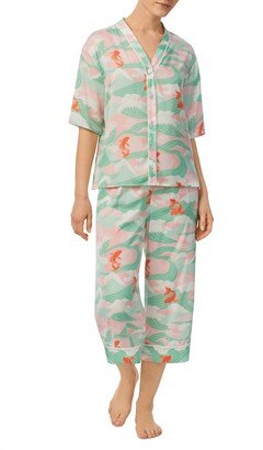 Print Crop Pajamas-AB