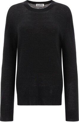 Jil Sander+ Logo Embroidered Crewneck Jumper