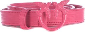 Belt Pinkolove Berry In Leather