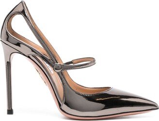 Bovary 105mm leather pumps