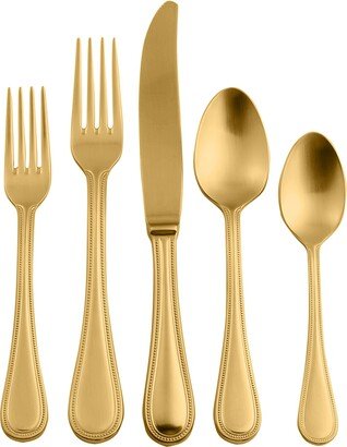 Perla Ice Oro 5-Piece Flatware Set